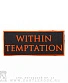 нашивка within temptation (надпись красная)