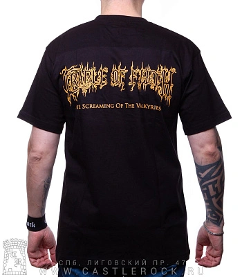 футболка cradle of filth "the screaming of the valkyries"