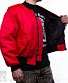куртка пилот красная (черный подклад, бомбер)