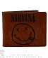 портмоне с гравировкой nirvana (ручная работа)