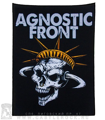 нашивка на спину agnostic front