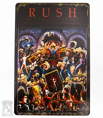 табличка rush "moving pictures" (цветная)