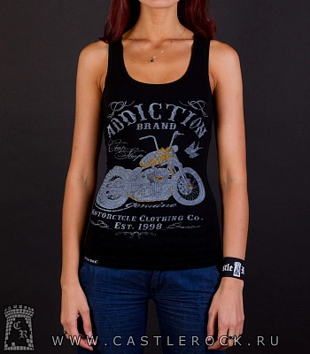 майка addiction мотоцикл "chop shop"