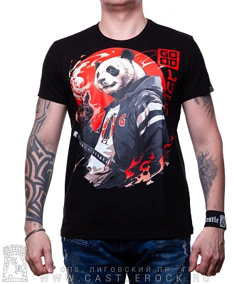 футболка панда "good luck" (светится)