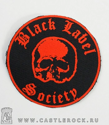 нашивка black label society (лого красное)