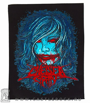 нашивка на спину chelsea grin (девушка)