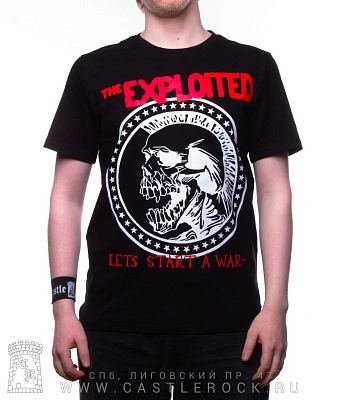 футболка exploited "let’s start a war"