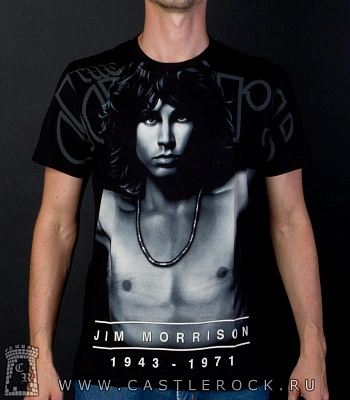 футболка doors jim morrison 1943-1971 total