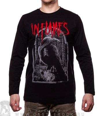 футболка in flames "sounds of a playground fading" (принт темный) д/р