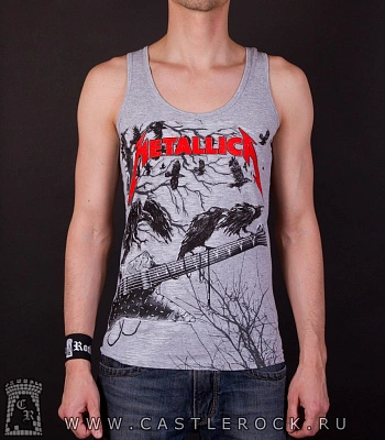 майка metallica (серая)