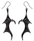 серьги alchemy gothic (алхимия готик) e463 wings of midnight