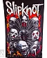 постер тканевый slipknot (маски, пламя)