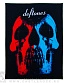 нашивка на спину deftones (череп)