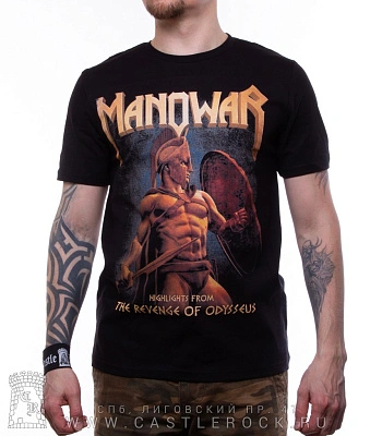футболка manowar "highlights from the revenge of odysseus"