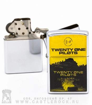зажигалка цветная twenty one pilots "the bandito tour"