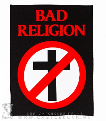 нашивка на спину bad religion (лого)