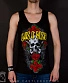майка guns'n'roses (череп и розы)