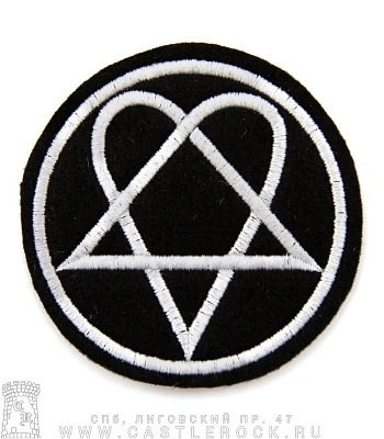 нашивка him (хартаграмма, вышивка)