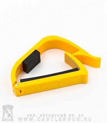 каподастр для акустической гитары a007e-a (желтый)