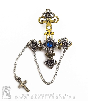 серьга кафф alchemy gothic (алхимия готик) e295 torquemada cross-tegere