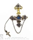 серьга кафф alchemy gothic (алхимия готик) e295 torquemada cross-tegere
