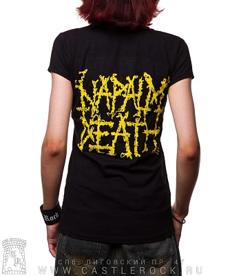 женская футболка napalm death "scum"