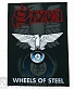 нашивка на спину saxon "wheels of steel"