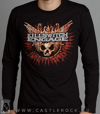 футболка killswitch engage (череп) д/р