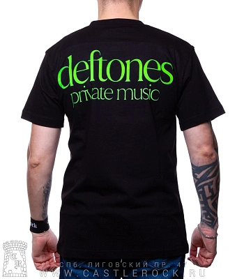 футболка deftones "private music"