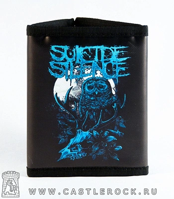 кошелек suicide silence (сова, к/з)