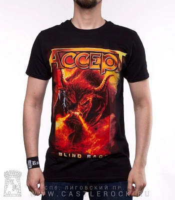 футболка accept "blind rage" (принт большой)