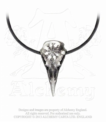 подвес alchemy gothic (алхимия готик) p687 helm of awe ravenskull