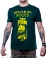 футболка sepultura "roots" (зеленая)