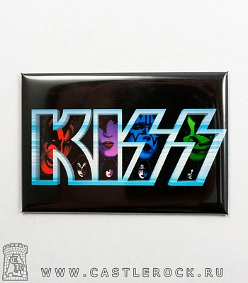магнит прямоугольный kiss (лого)