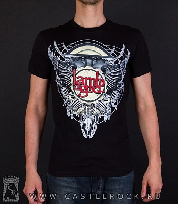 футболка lamb of god (крылья)