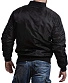 куртка пилот foersverd черная (патч, бомбер)