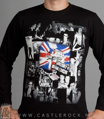футболка sex pistols "anarchy in the u.k. punks not dead" д/р