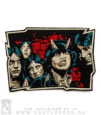 нашивка ac/dc "highway to hell" (вышивка)