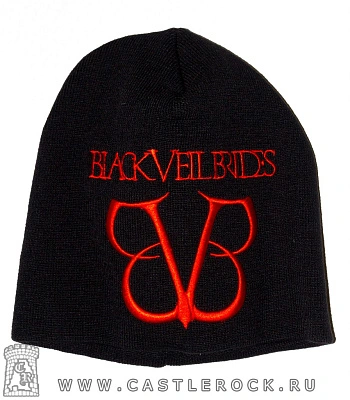 шапка с вышивкой black veil brides