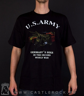 футболка army мотоцикл "u.s. army germany bike"