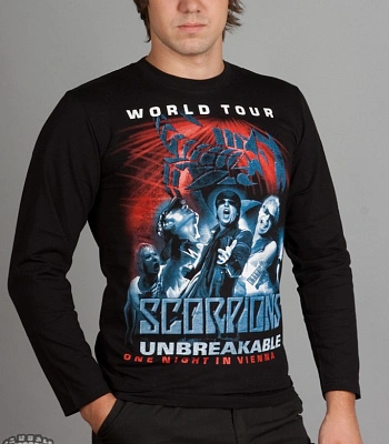 футболка scorpions "one night in vienna" д/р