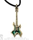 подвес joker гитара warlock "heavy metal" эмаль (зеленая)