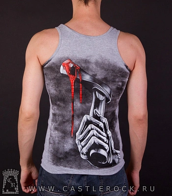 майка iron maiden (серая)