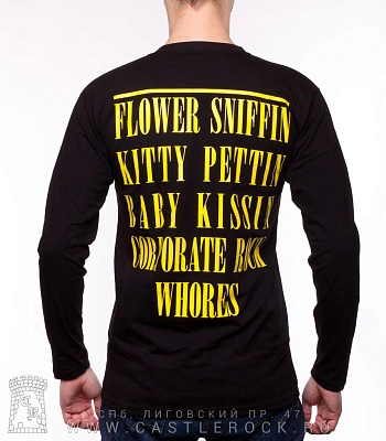 футболка nirvana (смайл, принт большой) д/р