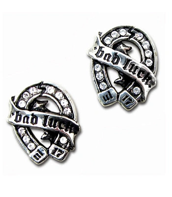 серьги alchemy gothic (алхимия готик) ulfe10 bad luck