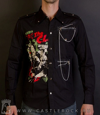 рубашка с длинным рукавом clash