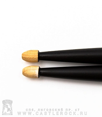барабанные палочки hun premium b&g 5b (черные) деревянные наконечники