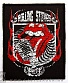 нашивка rolling stones (лого с микрофоном)