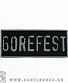 нашивка gorefest (надпись серая)