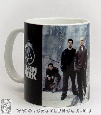 кружка linkin park (группа у стены)